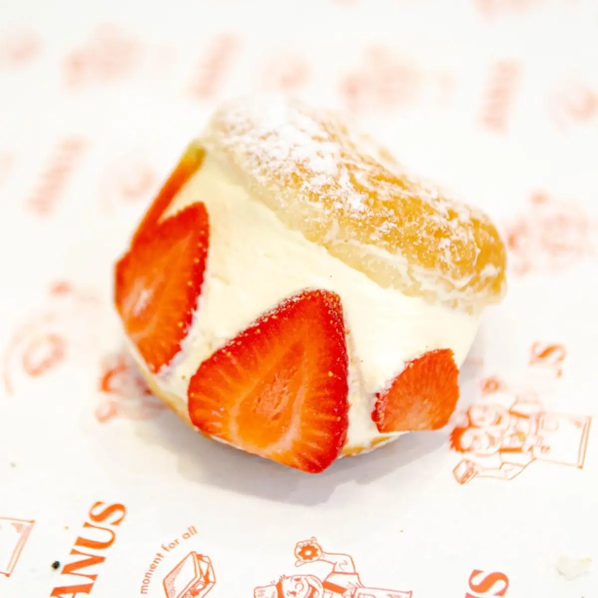 Strawberry & Cream Donut