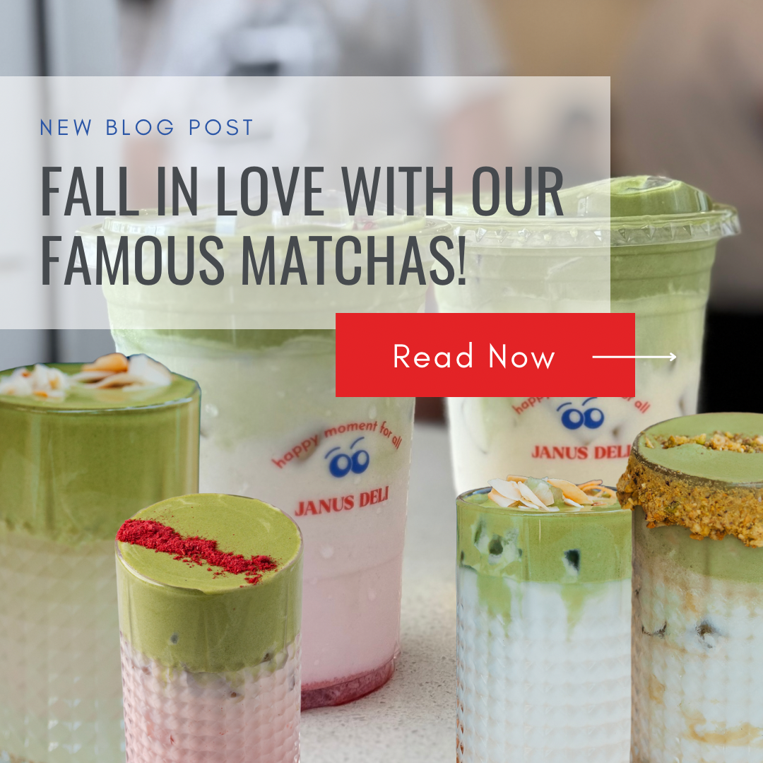 Fall in love with our FAMOUS Matchas!