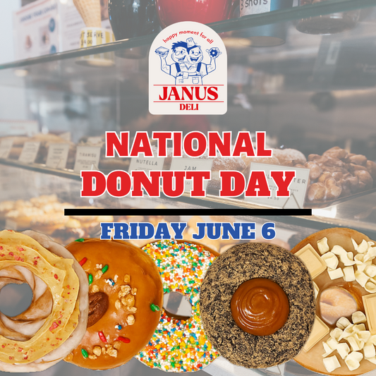Celebrate International Donut Day with Janus Deli!