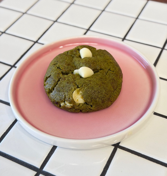 Matcha, White Chocolate Macadamia Cookie
