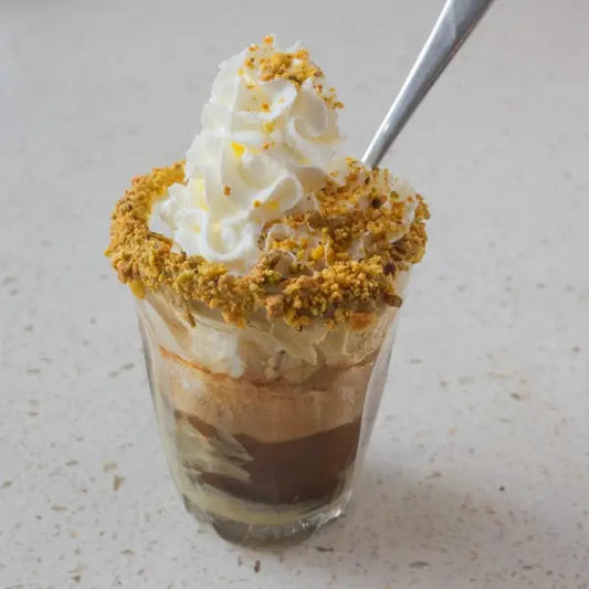 Pistachio Espresso Con Panna