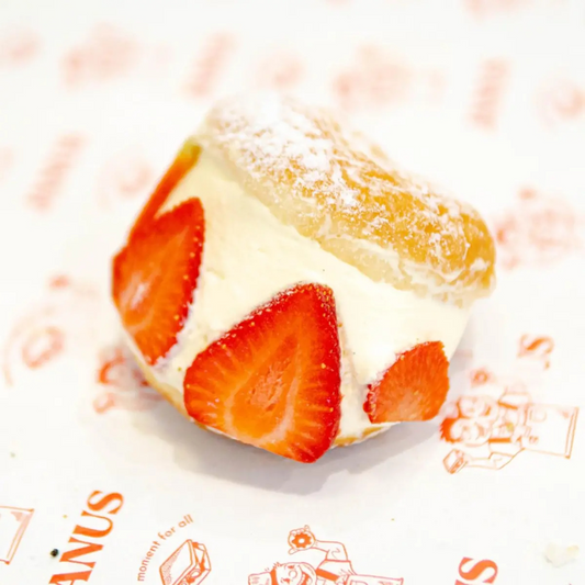 Strawberry & Cream Donut